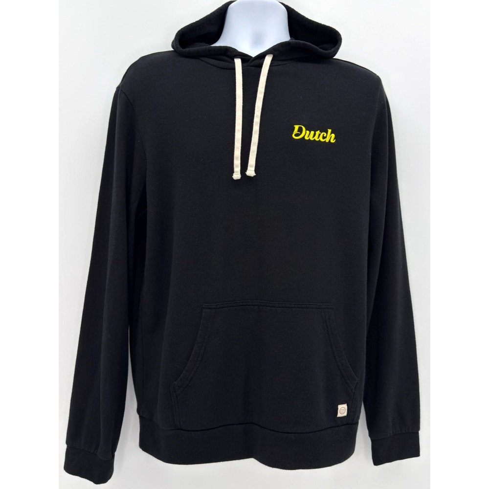 Marine Layer Sunset Pullover Hoodie Mens M Black USA Personalized Lightweight